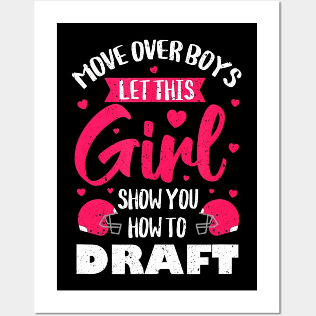 Fantasy Football Draft Party Kit Real Women Cute Sport Wall Art by mccloysitarh